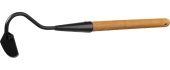 Мотыжка радиусная с тулейкой, с дерев. ручкой 65*115*580 мм GRINDA (421520) (БР)