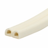 Уплотнитель D-профиль резин. белый 12 мм*10 мм 50 м (пром) *6