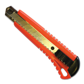 Нож строительный широкий 18мм Santool Усиленный с пистолетной рукояткой (020503) 