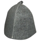 Шляпа для сауны серая (Жар-Банька) 101002