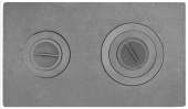 Плита цельная с 2 конфорами П2-3 (710*410) г.Балезино АГ62 (301)