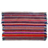 Коврик плетеный эконом, п/э, 35*55см, разноцветный (466-273)