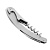 Штопор с открывалкой и ножом, металл 11х2 см (884-524)