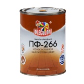 Эмаль ПФ-266 красно -коричневая  1,9 кг(ОLECOLOR)*6 (4300000273)